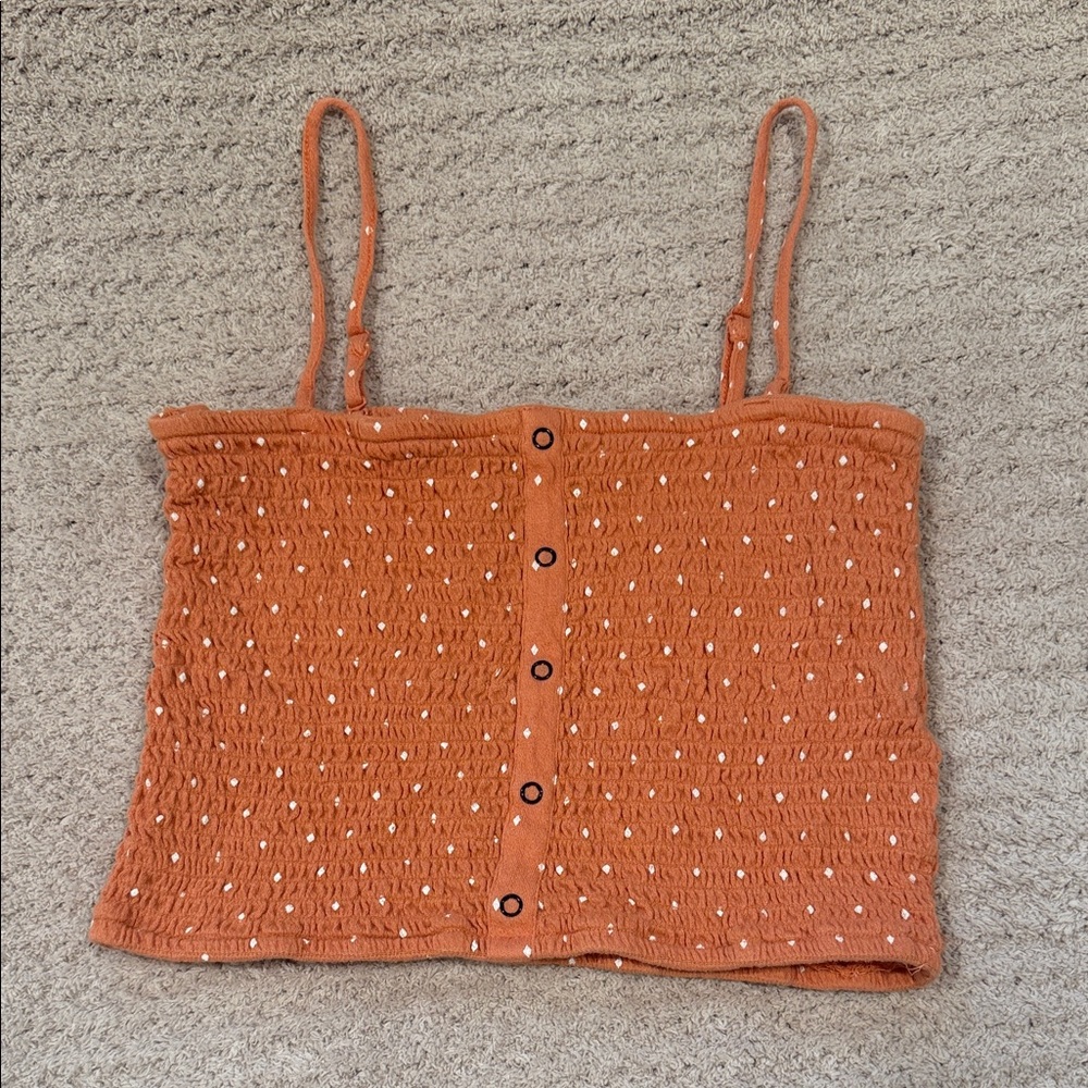 ROXY orange and white crop tube top *BUNDLE*